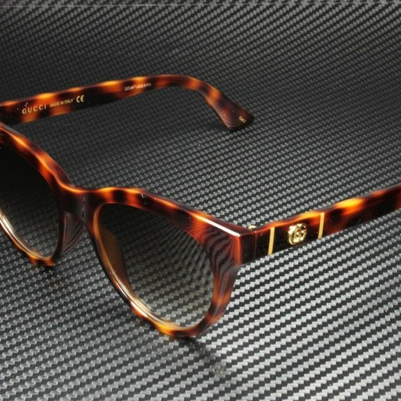 Gucci Womens Cat Eye Brown Sunglasses